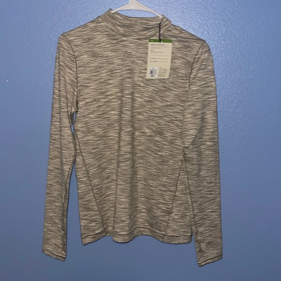 NWT Alpine Design Mock Neck Long Sleeve SPF 50+ Base Layer - size Medium. EE - Picture 1 of 5